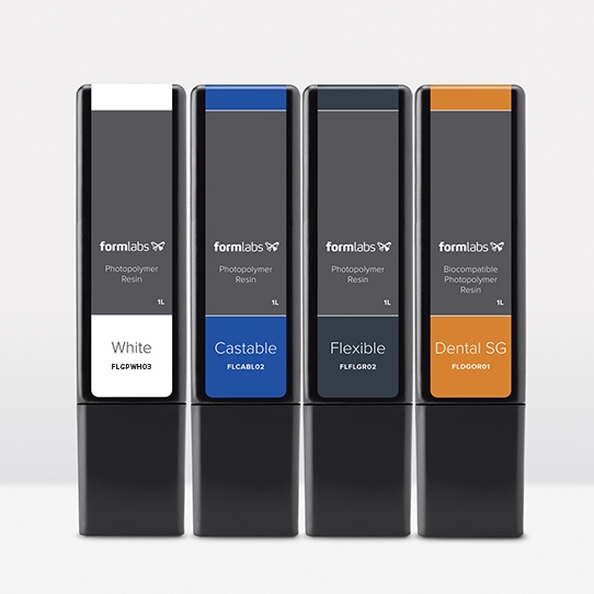 Tipos de resinas FormLabs